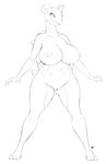  anthro big_breasts breasts brest female horn ipan lapras line_art nintendo nipples pok&eacute;mon pussy shell solo video_games voluptuous wide_hips 