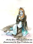  adult_midna blue_skin breasts long_hair midna orange_hair red_eyes tattoo the_legend_of_zelda twili_midna twilight_princess 