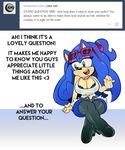  anthro big_breasts breasts cleavage clothed clothing crossgender cuisine english_text female hedgehog mammal solo sonic_(series) sonic_the_hedgehog text 