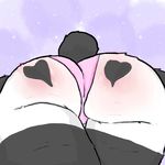  anthro autaminus_(artist) bear butt female mammal panda 