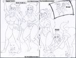  2015 absurd_res anthro areola assisted_exposure big_breasts blush boots bra breasts camel_toe cat chip_&#039;n_dale_rescue_rangers cleavage clothed clothing crossover disney duo erect_nipples eyewear feline female footwear gadget_hackwrench goggles greyscale hi_res jojocoso kitty_katswell mammal monochrome mouse nipples open_mouth panties pencil_(artwork) prank rodent spanish_text surprise t.u.f.f._puppy text tongue tools traditional_media_(artwork) underwear undressing wrench 