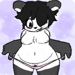  anthro autaminus_(artist) bear female mammal panda slightly_chubby 