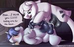  anal anal_penetration animal_genitalia cum cum_in_ass cum_in_mouth cum_inside cum_on_face cum_while_penetrated double_diamond_(mlp) equinox friendship_is_magic horsecock male male/male my_little_pony party_favor_(mlp) penetration penis text 