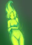  breasts elemental featureless_breasts female fire fire_elemental fuku_fire mouthless noseless nude pussy solo source_request undertale unknown_artist video_games 