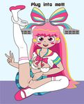  blush breasts female giffany gravity_falls hair looking_at_viewer open_mouth pussy 
