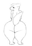  2015 ambiguous_gender anthro big_butt butt huge_butt kingly_(artist) mammal mustelid otter solo thick_thighs wide_hips 