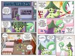  comic gardevoir gen_1_pokemon gen_3_pokemon gulpin hard_translated highres meowth no_humans pokemoa pokemon pokemon_(creature) 