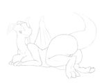  2015 anthro big_breasts big_butt breasts butt dragon female kingly_(artist) scalie solo wings 
