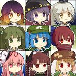  :3 animal_ears bad_id bad_twitter_id blonde_hair blue_eyes blue_hair blush_stickers bow bowl bowl_hat braid bunny_ears cat_ears chibi empty_eyes expressionless extra_ears eyebrows_visible_through_hair face flat_cap floppy_ears gradient_hair green_eyes green_hair gyate_gyate hair_bobbles hair_bow hair_ornament hair_ribbon hat hata_no_kokoro hijiri_byakuren kaenbyou_rin kawashiro_nitori kisume light_brown_eyes long_hair mg_mg mononobe_no_futo multicolored_hair multiple_girls noh_mask object_on_head pink_eyes pink_hair pointy_ears ponytail portrait purple_eyes purple_hair red_eyes red_hair ribbon ringo_(touhou) sekibanki short_hair silver_hair slit_pupils smile sukuna_shinmyoumaru tate_eboshi touhou twin_braids twintails two_side_up urin 