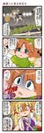  4koma check_translation comic dei_shirou highres hong_meiling moriya_suwako multiple_girls touhou translated translation_request 