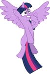  2013 absurd_res alpha_channel equine female flying friendship_is_magic fur hair hi_res horn mammal multicolored_hair my_little_pony purple_eyes purple_fur sakatagintoki117 simple_background solo transparent_background twilight_sparkle_(mlp) winged_unicorn wings 