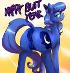  2016 butt earth_pony equine female feral friendship_is_magic horse lunarmarshmallow mammal my_little_pony pony princess_luna_(mlp) pussy 