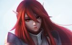  armor fire_emblem fire_emblem:_kakusei headwear koyorin long_hair looking_at_viewer red_eyes red_hair smile solo tiamo 