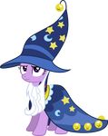  2012 absurd_res alpha_channel beard clothing costume equine facial_hair female friendship_is_magic fur hair hat hi_res horn mammal multicolored_hair my_little_pony purple_eyes purple_fur sakatagintoki117 simple_background solo transparent_background twilight_sparkle_(mlp) unicorn 