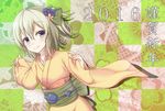  2016 green_eyes gudou_(gdo_514) hair_ornament han'eri heart japanese_clothes kimono komeiji_koishi long_sleeves new_year obi obiage obidome obijime sash short_hair side_ponytail smile solo third_eye touhou 