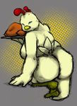  avian beak bird blankwolf blankwolfart breasts butt chick chicken claws farm feathers food invalid_color invalid_tag overweight slightly_chubby ssbbw 