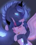  2016 cute equine evehly female feral friendship_is_magic horn hug mammal my_little_pony princess_luna_(mlp) smile tears twilight_sparkle_(mlp) winged_unicorn wings 