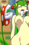  anal anthro breasts butt cosmo_the_seedrian female green_hair hair nude orgasm seedrian sonic_(series) sunsolticeduo 