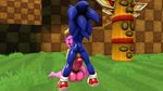  3d_(artwork) amy_rose anthro areola balls big_breasts breasts cgi dickgirl dickgirl/male digital_media_(artwork) erect_nipples erection fellatio hedgehog huge_breasts intersex intersex/male male mammal nipples nude oral penis precum sanory_(artist) sex sonic_(series) sonic_the_hedgehog 