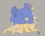  anal anal_penetration anthro avian balls bird canine duly_noted duo falco_lombardi fox fox_mccloud male male/male mammal nintendo penetration star_fox video_games 