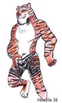  disney feline male mammal solo stripper stripper_tiger_(zootopia) tiger zootopia 