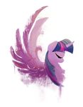  2015 equine female friendship_is_magic fur hair horn mammal multicolored_hair my_little_pony pink_fur solo twilight_sparkle_(mlp) viwrastupr winged_unicorn wings 