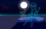  bbonx distracting_watermark invalid_color jellyfish marine medu-medu moon night sky watermark 