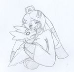  2015 anthro anthrofied bellaria big_breasts breasts bronzong duo eyes_closed fan_character female hug huge_breasts latiar latios legendary_pok&eacute;mon male male/female monochrome nintendo open_mouth pok&eacute;mon pok&eacute;morph simple_background size_difference sketch smile tongue traditional_media_(artwork) video_games white_background white_eyes 