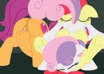  2016 anus apple_bloom_(mlp) cunnilingus dtcx97 earth_pony equine female female/female feral friendship_is_magic horn horse mammal masturbation my_little_pony oral pegasus pony pussy scootaloo_(mlp) sex sweetie_belle_(mlp) unicorn vaginal wings 