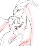  breasts female handjob lopunny male male/female mawile nintendo pok&eacute;mon video_games 茶紅摸 