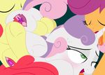  2016 apple_bloom_(mlp) cunnilingus dtcx97 earth_pony equine female female/female feral friendship_is_magic horn horn_licking horse mammal my_little_pony oral pegasus pony scootaloo_(mlp) sex sweetie_belle_(mlp) unicorn vaginal wings 