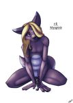  alpha_channel anthro blonde_hair canine coszcatl crouching english_text erection hair hair_over_eye half-closed_eyes invalid_tag knot looking_at_viewer male mammal navel nude penis simple_background smile solo text transparent_background wolf 