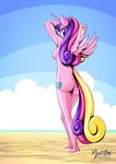 2016 anthro breasts butt equine female friendship_is_magic horn mammal my_little_pony mysticalpha nipples nude princess_cadance_(mlp) pussy solo winged_unicorn wings 