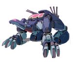  commentary_request decepticon glowing glowing_eye joints mecha no_humans robot sakusakusakurai science_fiction shadow soundwave standing transformers turret turtle weapon 