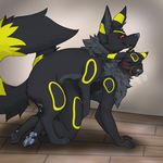  anthro anthro_on_feral bestiality blue_nose blush breasts eeveelution ennismore eyes_closed female feral male male/female nintendo penetration pok&eacute;mon red_eyes umbreon vaginal vaginal_penetration video_games 