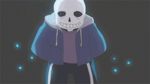  2015 animated bani-chan_(artist) black_sclera bone clothing hoodie sans_(undertale) skeleton undertale video_games zoom_in 