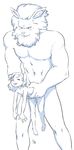  abs ambiguous_fluids ambiguous_penetration anthro aogami barefoot big_muscles digimon digiphilia digital_drawing_(artwork) digital_media_(artwork) dripping eye_contact feline female human human_on_anthro interspecies jeri_katou leomon lifted lion looking_down male male/female mammal mane muscular navel nipples no_visible_genitalia nude open_mouth pecs penetration restricted_palette sex size_difference stand_and_carry_position standing 
