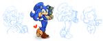  &lt;3 2016 alpha_channel anthro big_breasts breasts cleavage clothed clothing crossgender crossover cuisine fallout female gun hedgehog mammal mole_rat ranged_weapon sonic_(series) sonic_the_hedgehog video_games weapon 