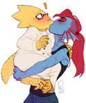  2015 alphys lilaira tagme undertale undyne video_games 