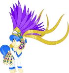  2014 absurd_res alpha_channel amber_eyes blue_hair clothing dress equine female friendship_is_magic gem gold_(metal) hair hat hi_res horse ivory_fur mammal multicolored_hair my_little_pony pony sapphire_shores_(mlp) simple_background smile solo spier17 transparent_background two_tone_hair 