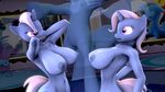 2016 3d_(artwork) anthro areola big_breasts breasts cgi digital_media_(artwork) duo equine erect_nipples female friendship_is_magic horn huge_breasts indigosfm mammal my_little_pony nipples smile square_crossover trixie_(mlp) unicorn 