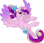  2013 absurd_res alpha_channel cutie_mark equine female flying friendship_is_magic fur hair hi_res horn looking_at_viewer mammal multicolored_hair my_little_pony pink_fur princess_cadance_(mlp) purple_eyes simple_background solo spier17 transparent_background winged_unicorn wings 