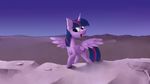  equine female friendship_is_magic horn horse mammal marsminer my_little_pony pony sand solo space twilight_sparkle_(mlp) winged_unicorn wings 