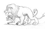  age_difference anal chris_mckinley disney feline feral incest lion male male/male mammal mufasa simba sketch the_lion_king 