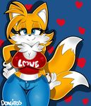  breasts clothing dongitos gloves jeans pants sonic_(series) tails_prower video_games wide_hips 