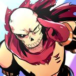  2015 bone male mideater papyrus_(undertale) skeleton solo undead undertale video_games 