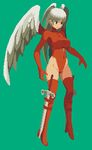  angel_wings boots breasts dh_ead final_fantasy final_fantasy_tactics game_sprite gloves head_wings leotard long_hair lowres medium_breasts pixel_art red_eyes red_leotard silver_hair solo sword thigh_boots thighhighs ultima_(fft) weapon white_hair wings 