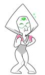  &lt;3 alien doughnut eating eyes_closed female food gem_(species) peridot_(steven_universe) solo steven_universe unknown_artist 