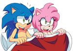  2016 after_sex amy_rose anthro breasts duo extraspecialzone female hedgehog male mammal nude smile sonic_(series) sonic_the_hedgehog 