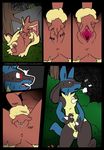 a appears by colorized invalid_tag lopunny lucario masturbation nastacula nintendo penis pok&eacute;mon pussy redoxx video_games 